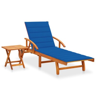 Garden sunbed with table...