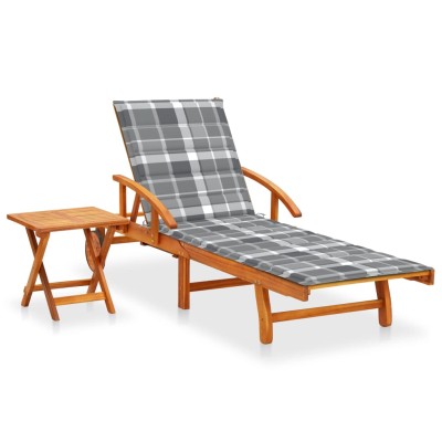 Garden sunbed with table...