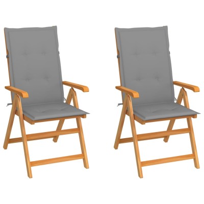 Garden chairs with gray...