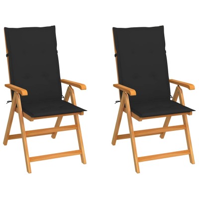 Garden chairs with black...