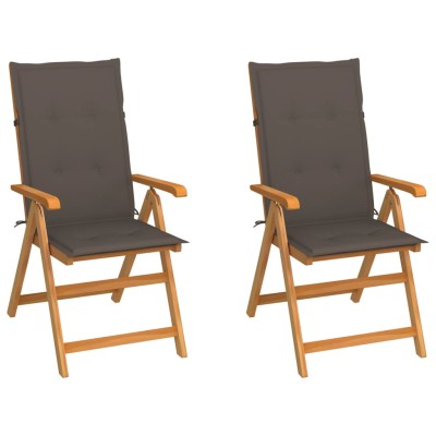 Garden chairs with taupe...