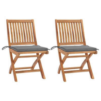 Garden chairs with gray...