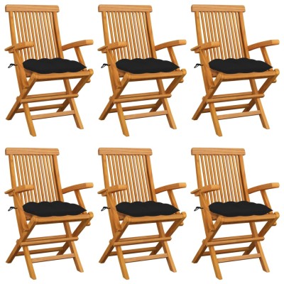 Garden chairs with black...