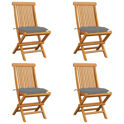 Garden chairs with gray...