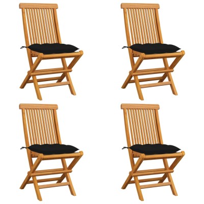 Garden chairs with black...