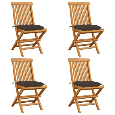 Garden chairs with taupe...