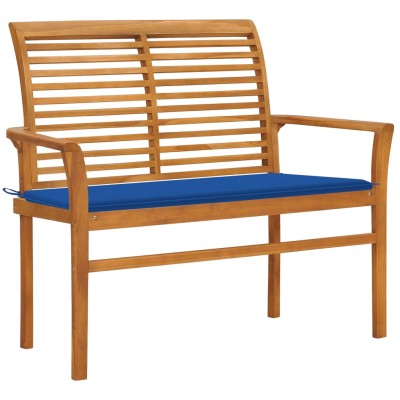 Garden bench with royal...