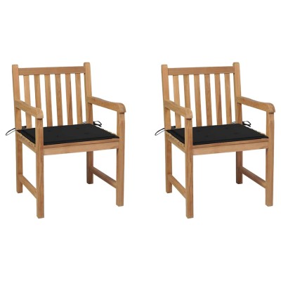 Garden chairs with black...