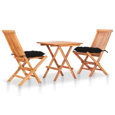 Bistro set with black...