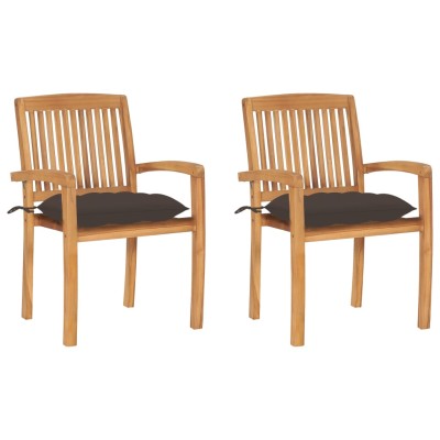 Garden chairs with taupe...