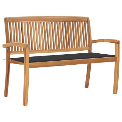 Assembled garden bench with...