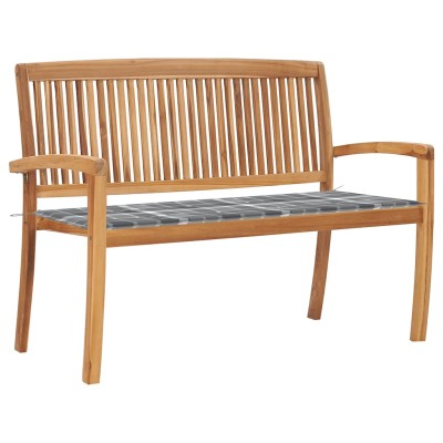 Assembled garden bench with...