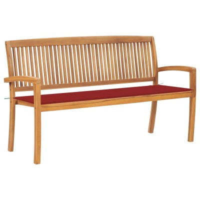 Folding garden bench with...