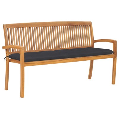 Folding garden bench with...