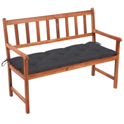 Garden bench with cushion,...