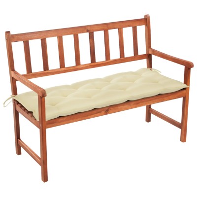 Garden bench with cushion,...