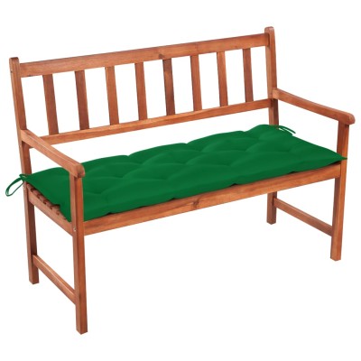Garden bench with cushion,...