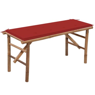 Folding garden bench with...