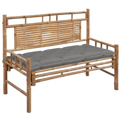 Garden bench with cushion,...