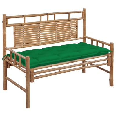 Garden bench with cushion,...