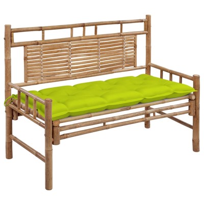 Garden bench with cushion,...