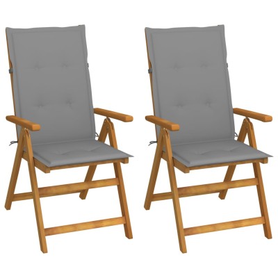 Reclining garden chairs...