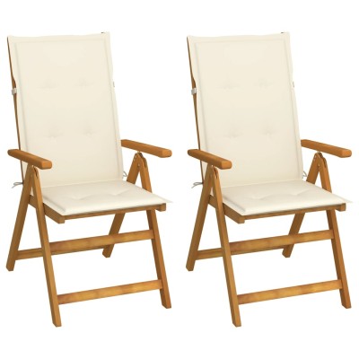 Reclining garden chairs...