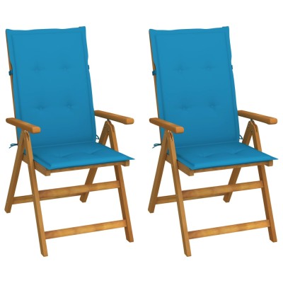 Reclining garden chairs...