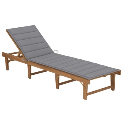 Folding sunbed with...