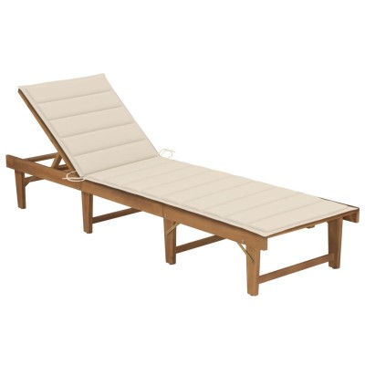 Folding sunbed with...