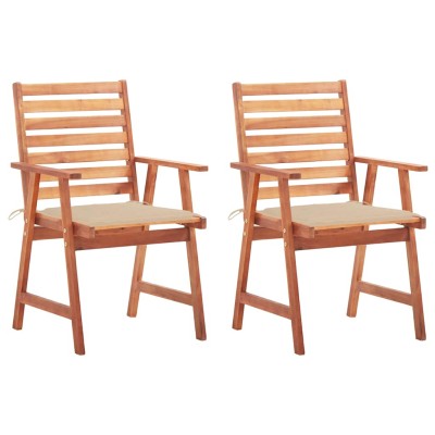Outdoor dining chairs with...