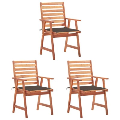 Outdoor dining chairs with...