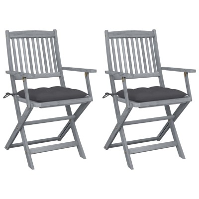 Folding outdoor chairs with...