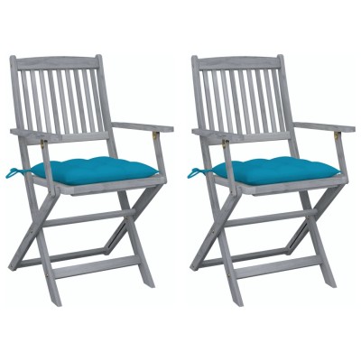 Folding outdoor chairs with...