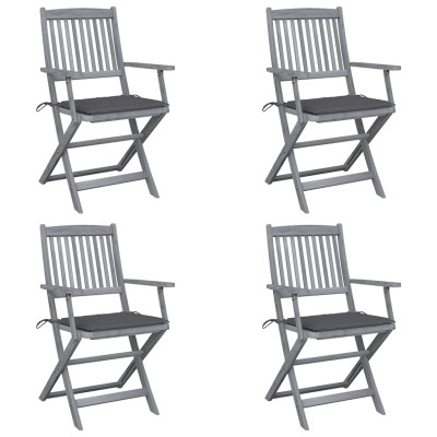 Folding outdoor chairs with...