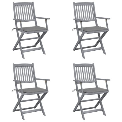 Folding outdoor chairs with...