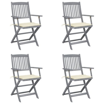 Folding outdoor chairs with...