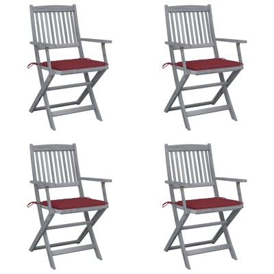 Folding outdoor chairs with...