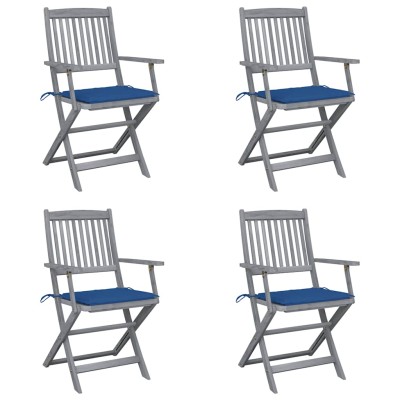 Folding outdoor chairs with...