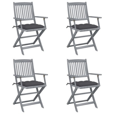 Folding outdoor chairs with...