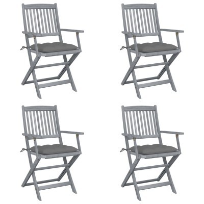 Folding outdoor chairs with...