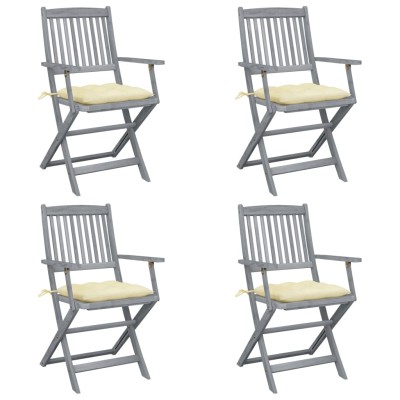 Folding outdoor chairs with...