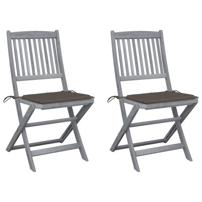 Folding outdoor chairs with...
