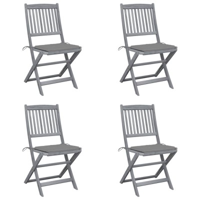 Folding outdoor chairs with...