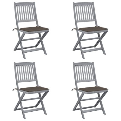 Folding outdoor chairs with...