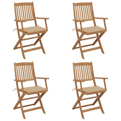 Folding garden chairs with...
