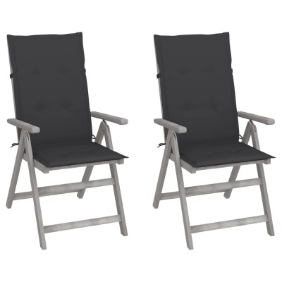 Reclining garden chairs...