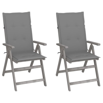 Reclining garden chairs...
