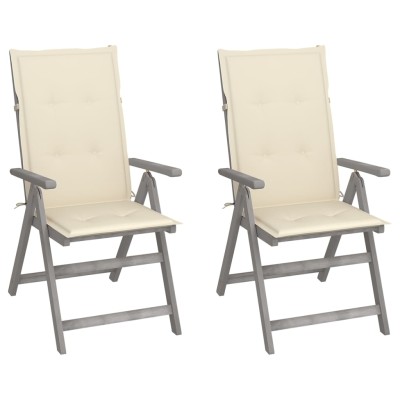 Reclining garden chairs...
