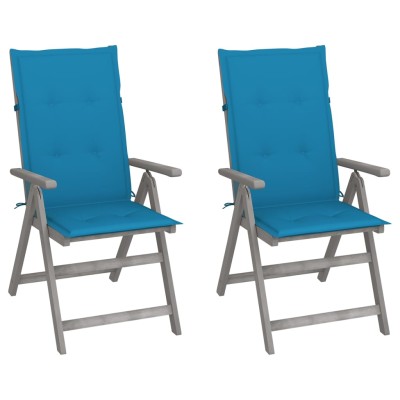 Reclining garden chairs...